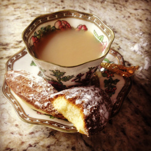 tea and madeleine