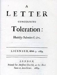 Letter Concerning Toleration