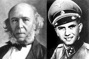 Herbert Spencer and Josef Mengele