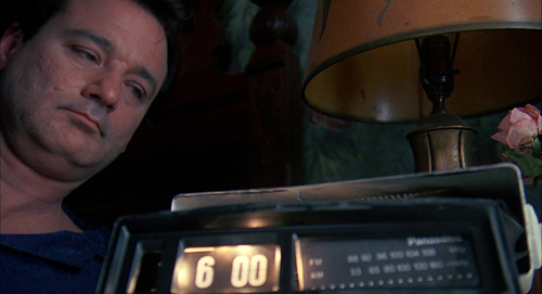 bill murray groundhog day alarm clock