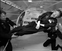 Stephen Hawking in ‘zero-gravity’ flight
