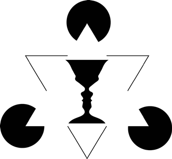 Kanizsa triangle