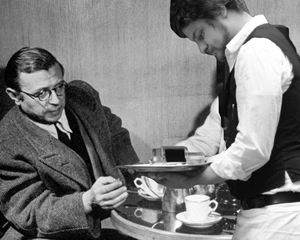 Sartre and waiter